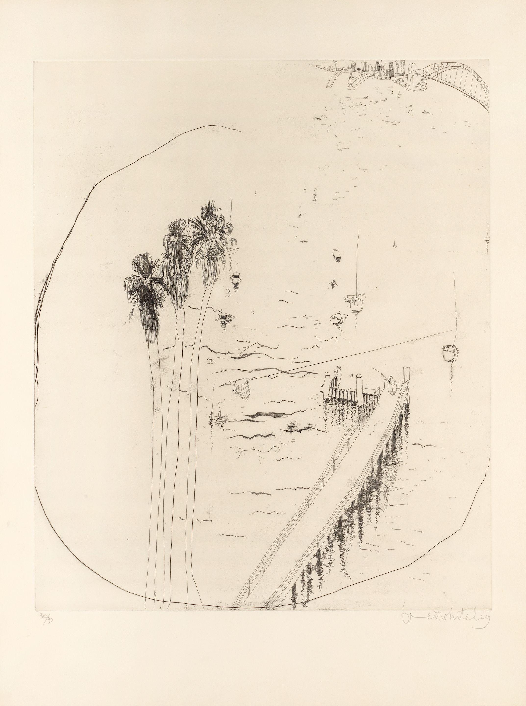 Brett Whiteley - Lavender Bay Wharf