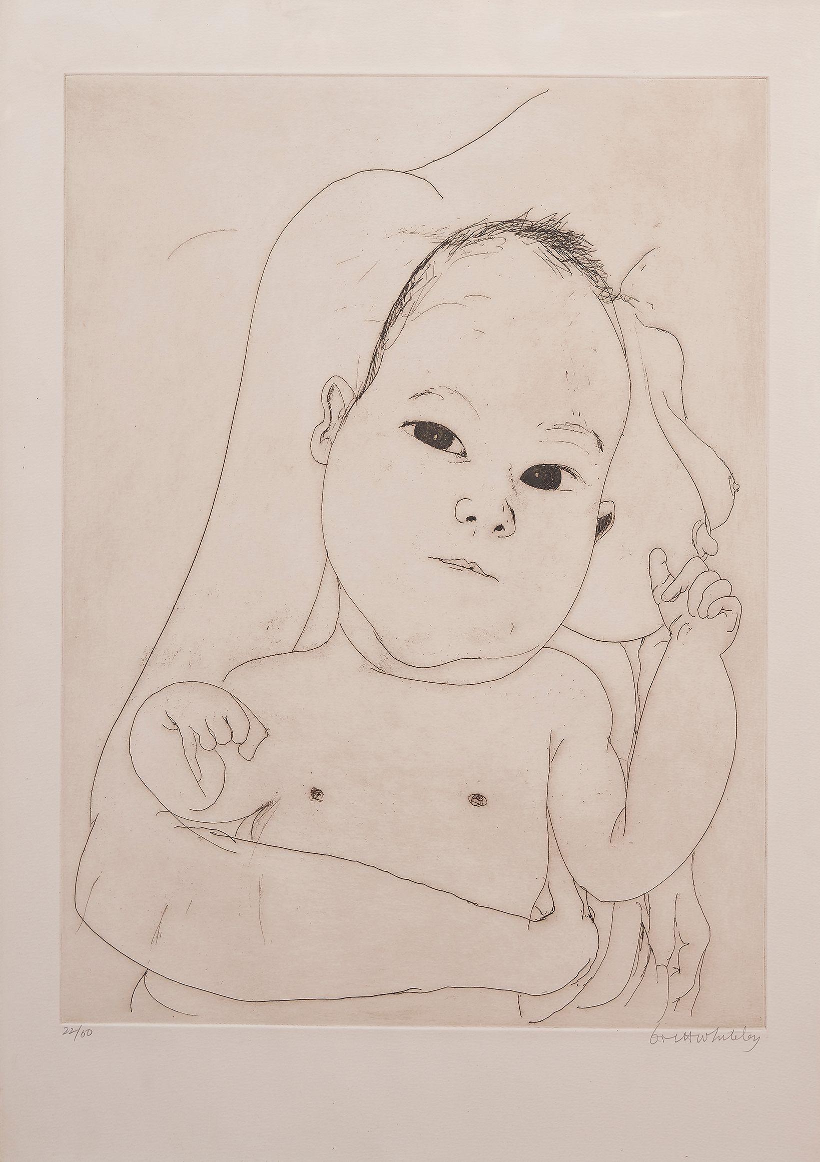 Brett Whiteley - Mother and Child, 1977