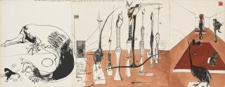 Brett Whiteley - Preliminary Sketch for 1970 Sydney Exhibition