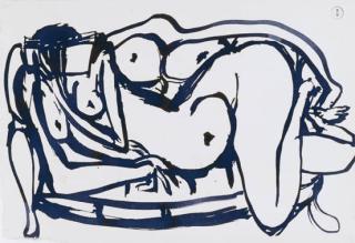 Brett Whiteley - Reclining Nude