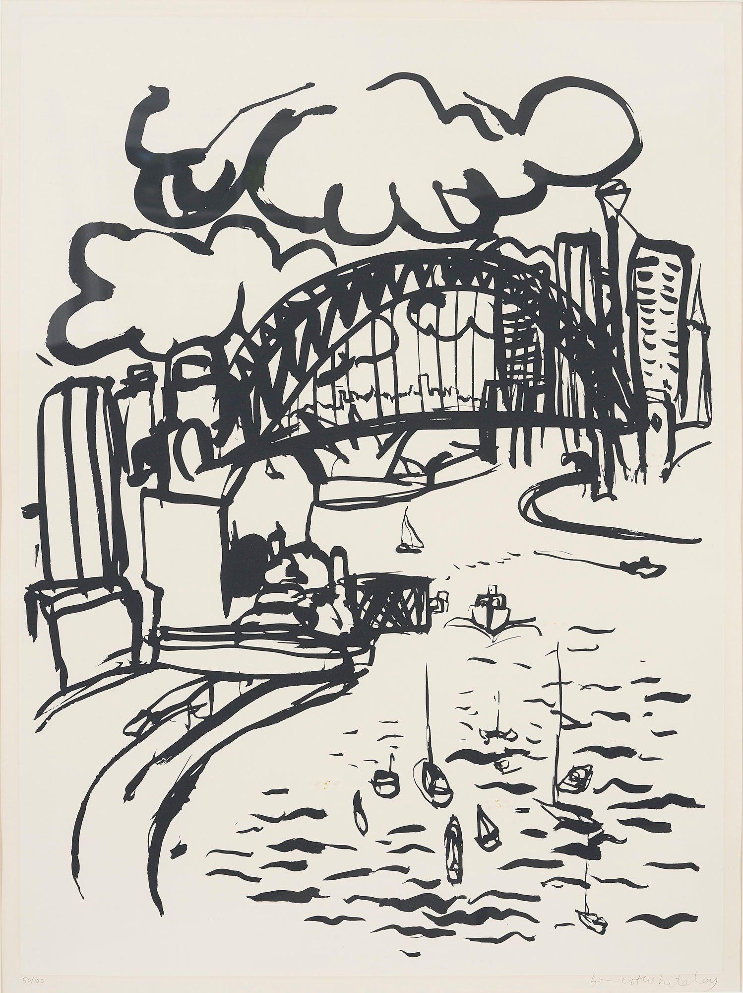 Brett Whiteley - Sydney Harbour, 1980