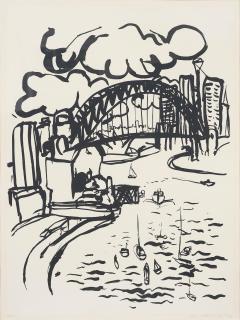 Brett Whiteley - Sydney Harbour, 1980