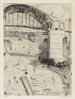 Brett Whiteley - Sydney Harbour Bridge, 1977
