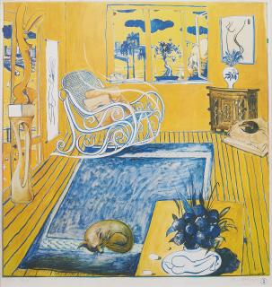Brett Whiteley - The Cat, 1980