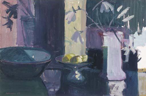 Brian Ballard, R.U.A. - Magnolias in a jug