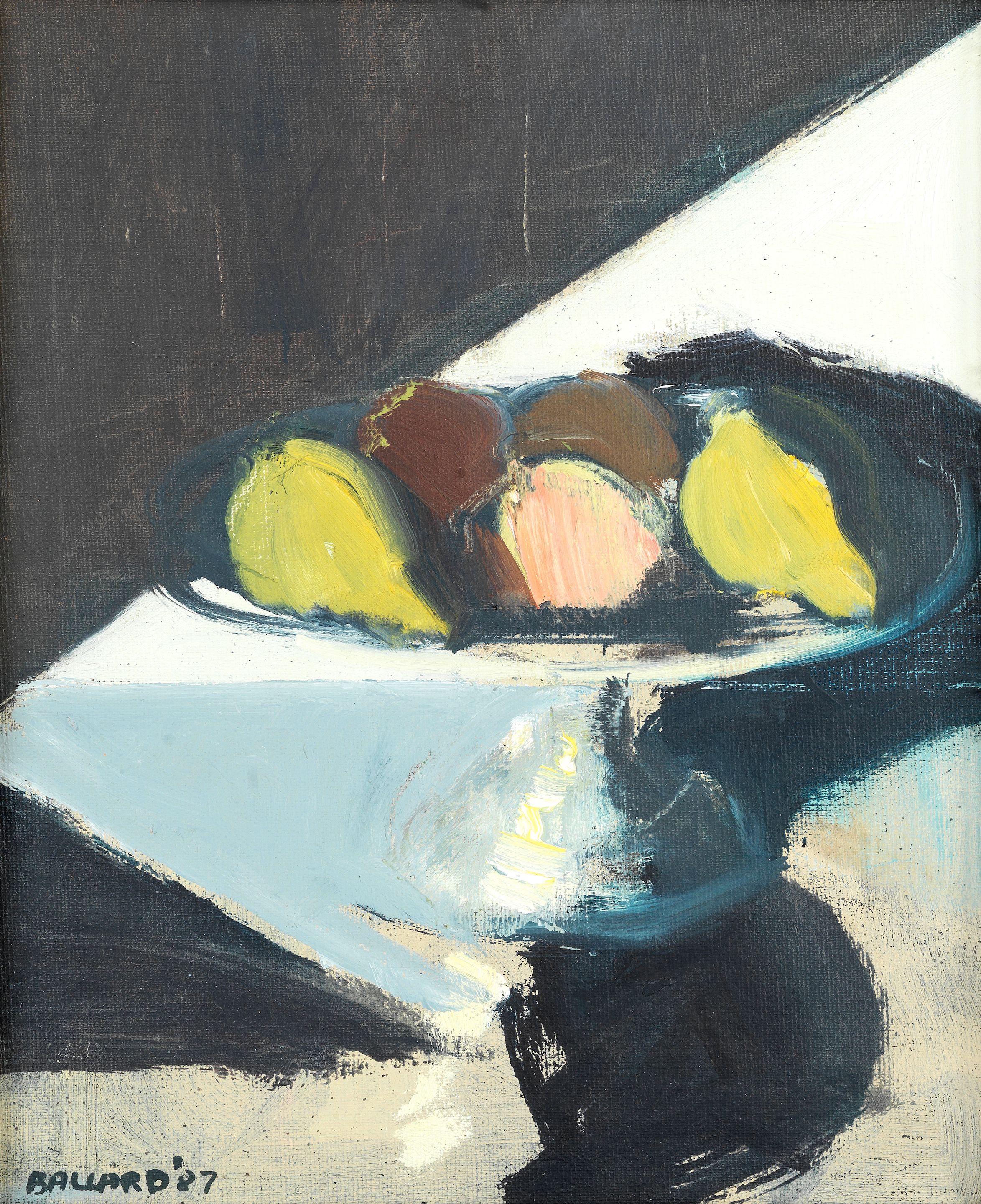 Brian Ballard R.U.A. - Silver With Fruit