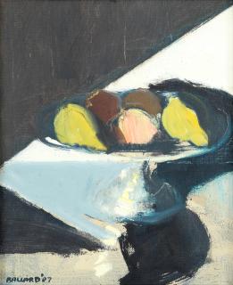 Brian Ballard R.U.A. - Silver With Fruit