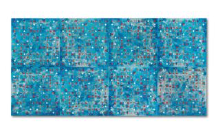 Brian Clarke - Blue Computergram, 1981