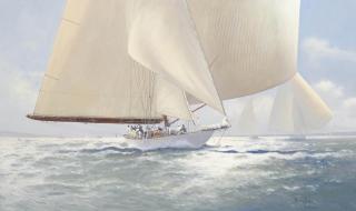 Brian J. Jones - Astra on a downwind leg