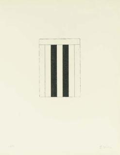 Brice Marden - 12 Views for Caroline Tatyana: One Plate (L. 29f)