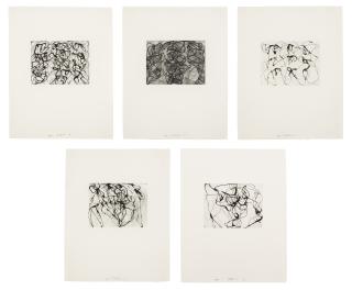 Brice Marden - After Botticelli 1-5