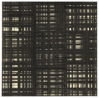 Brice Marden - Card Drawing (Counting) #3