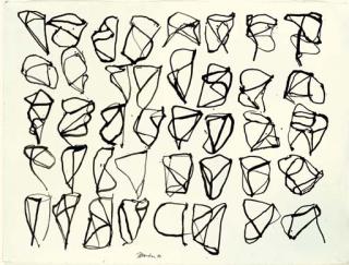 Brice Marden - Cold Mountain Drawing (Forms)