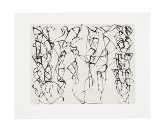 Brice Marden - Cold Mountain Series, Zen Studies, 6