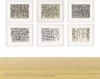 Brice Marden - Cold Mountain Series, Zen Study 1-6