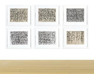 Brice Marden - Cold Mountain Series, Zen Study 1-6