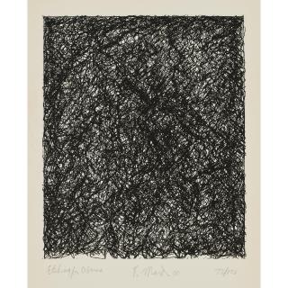 Brice Marden - Etching for Obama, from Artists for Obama