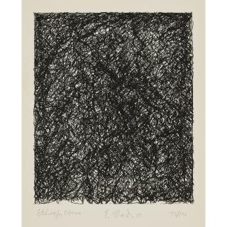 Brice Marden - Etching for Obama, from Artists for Obama