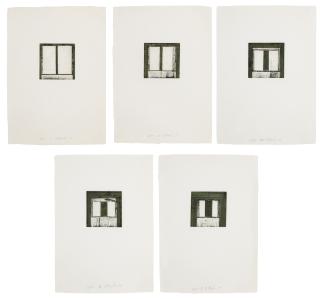 Brice Marden - Focus I - V (Lewison 32)