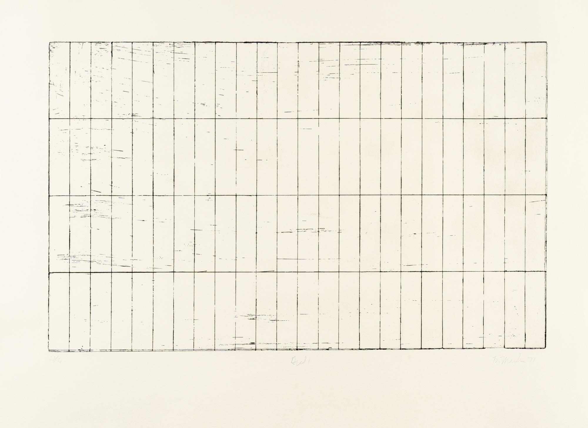 Brice Marden - „Grid I“