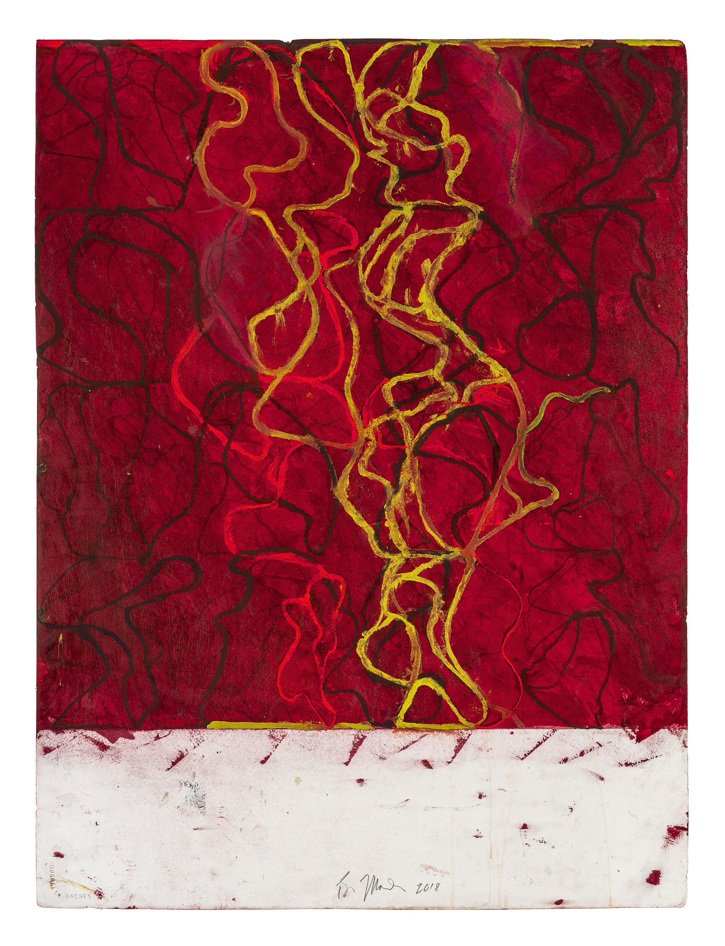 Brice Marden - Nevis Night Drawing 3