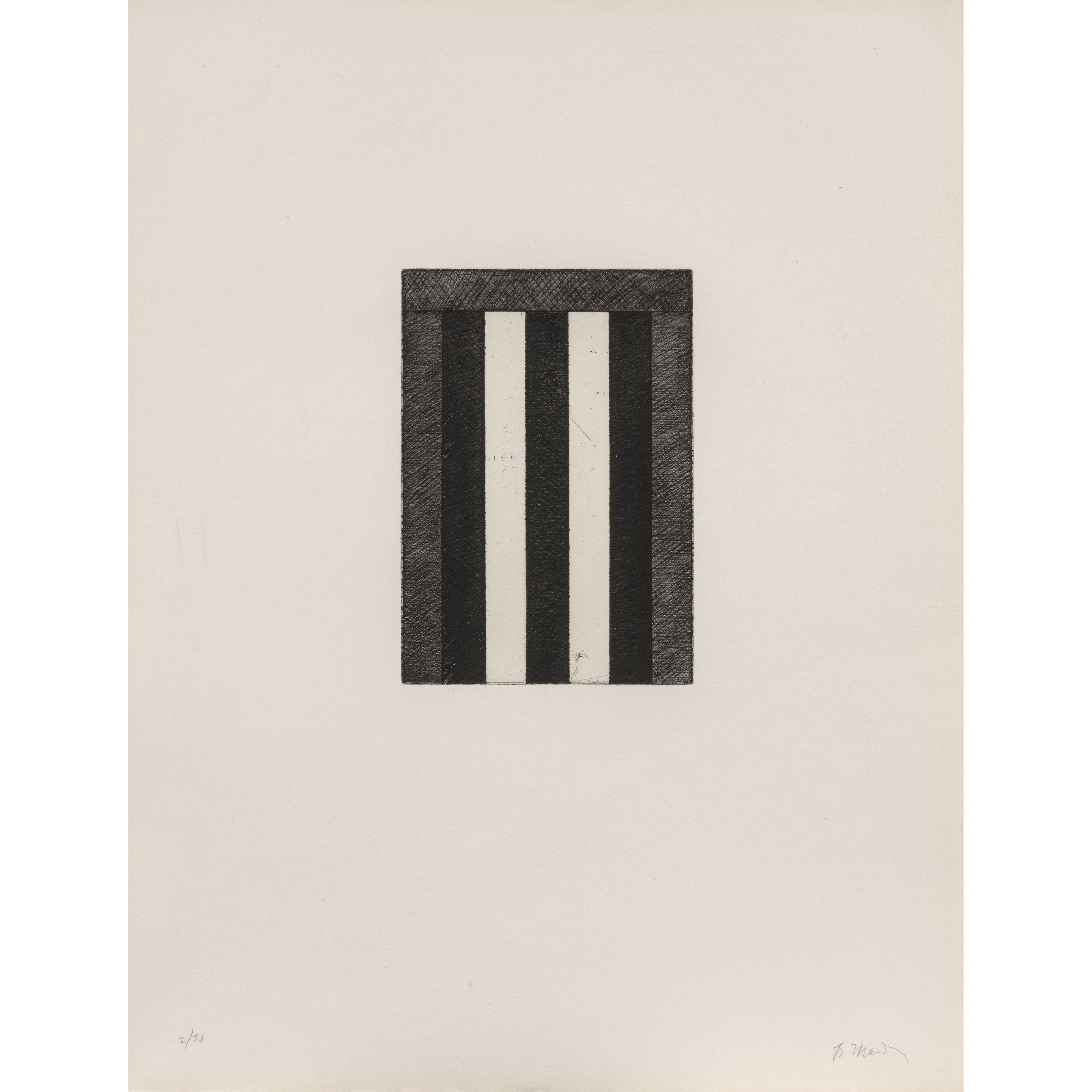 Brice Marden - One Plate (E), from 12 Views for Caroline Tatyana