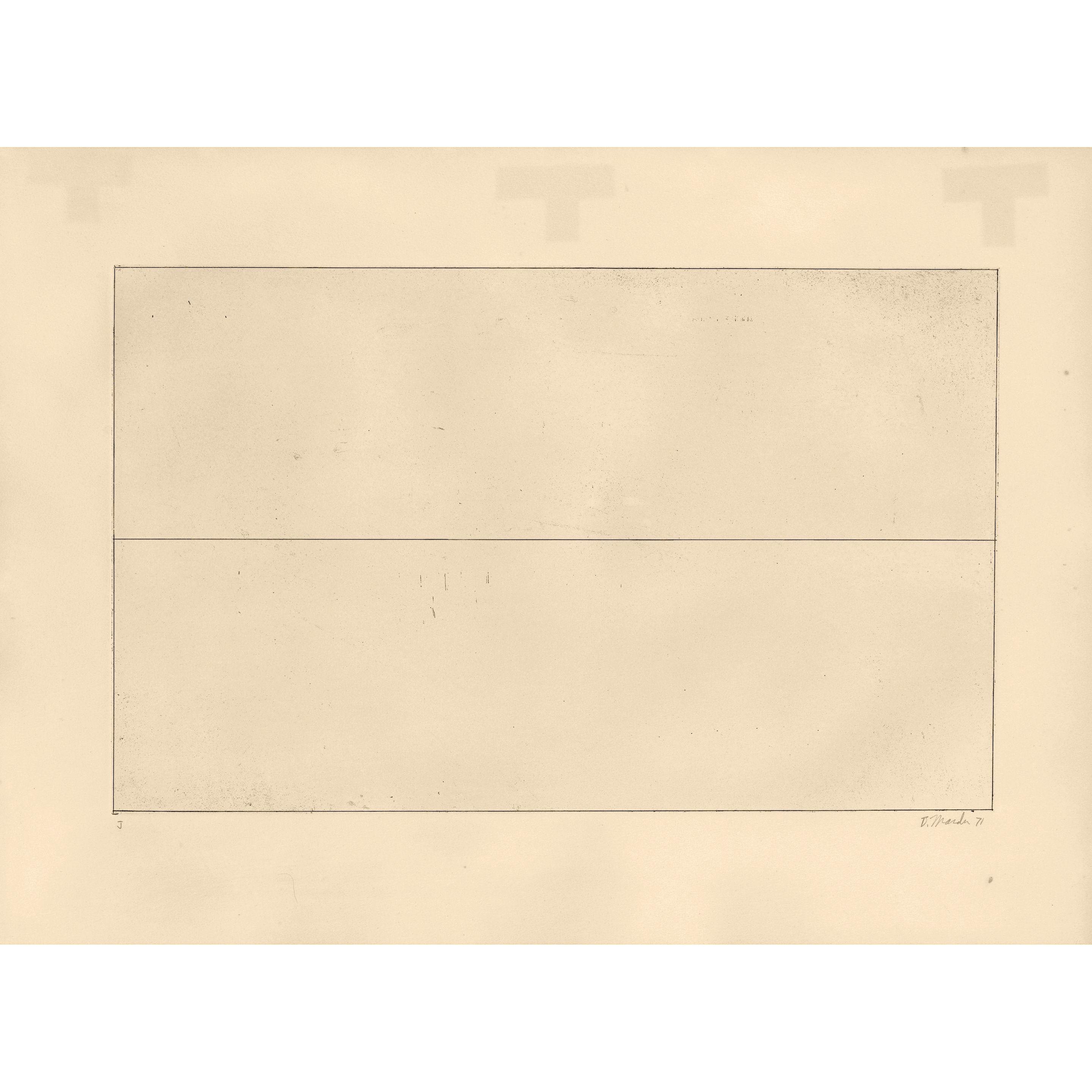 Brice Marden - One Plate, from Ten Days