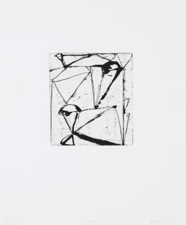 Brice Marden - Plate 23, from Etchings to Rexroth