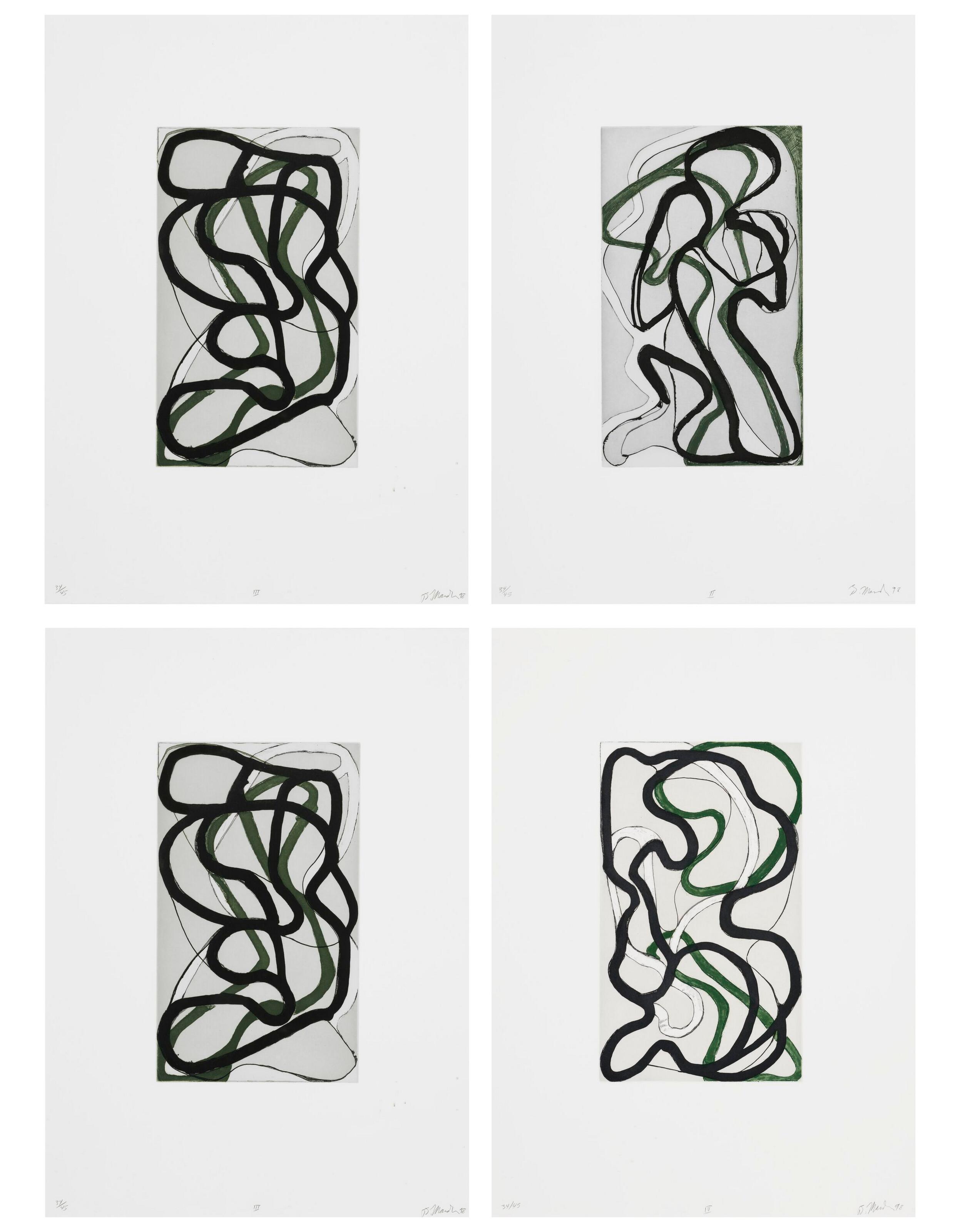 Brice Marden - Suzhou I-IV
