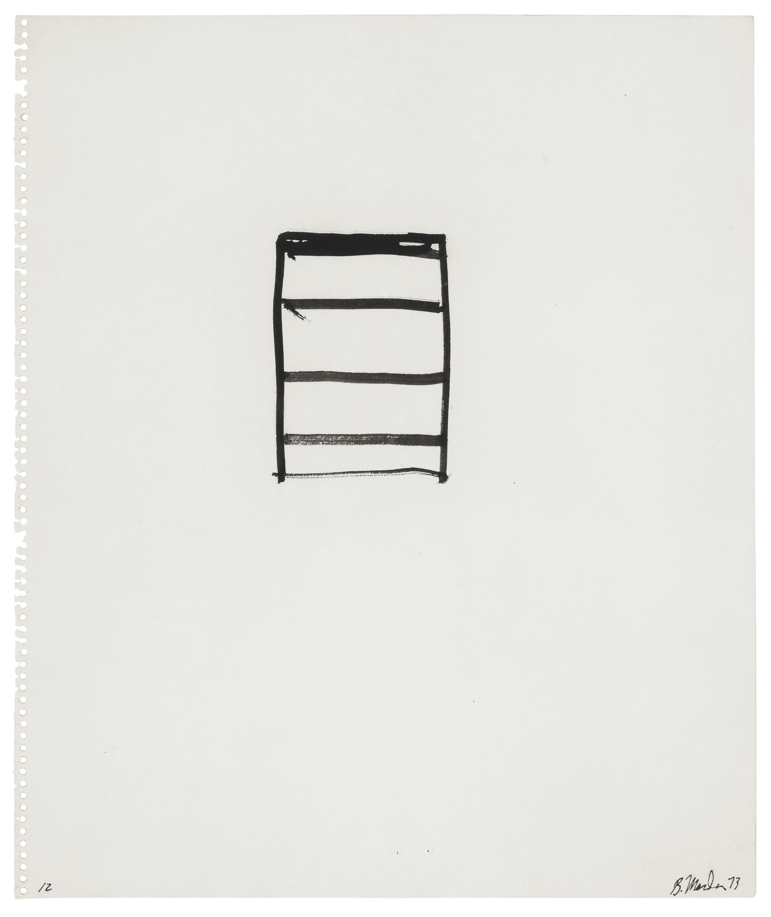 Brice Marden - Untitled #12