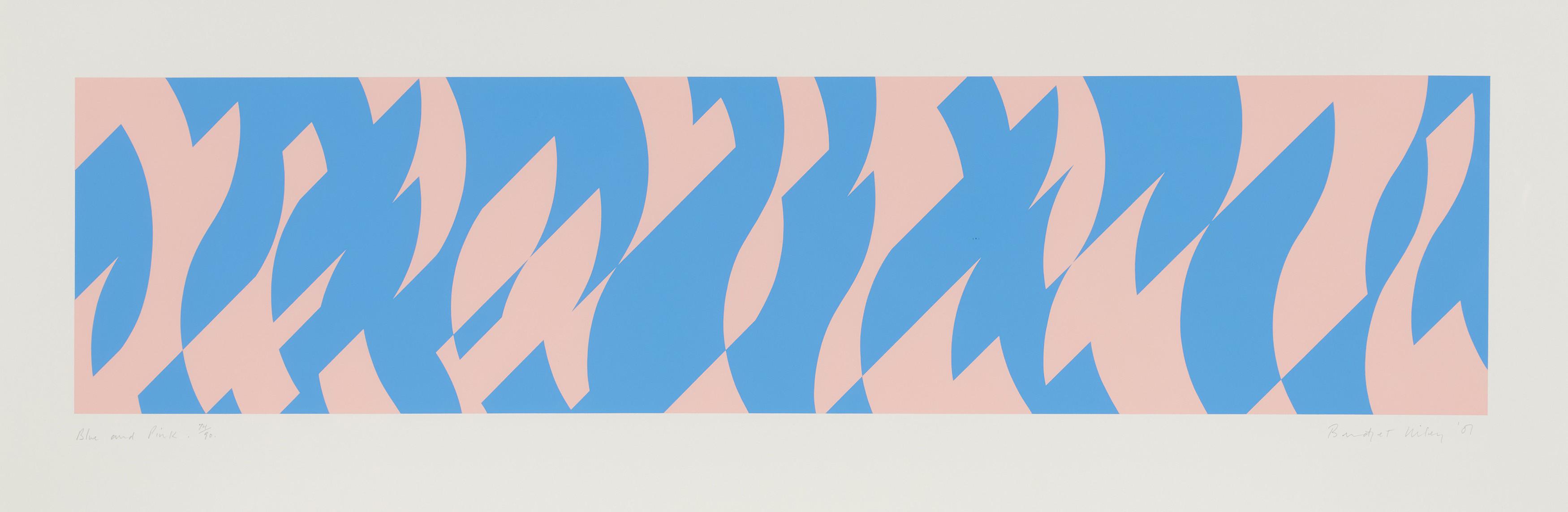 Bridget Louise Riley - Blue and Pink.