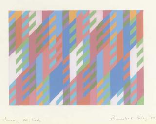 Bridget Riley, C.H. - January 20, Study