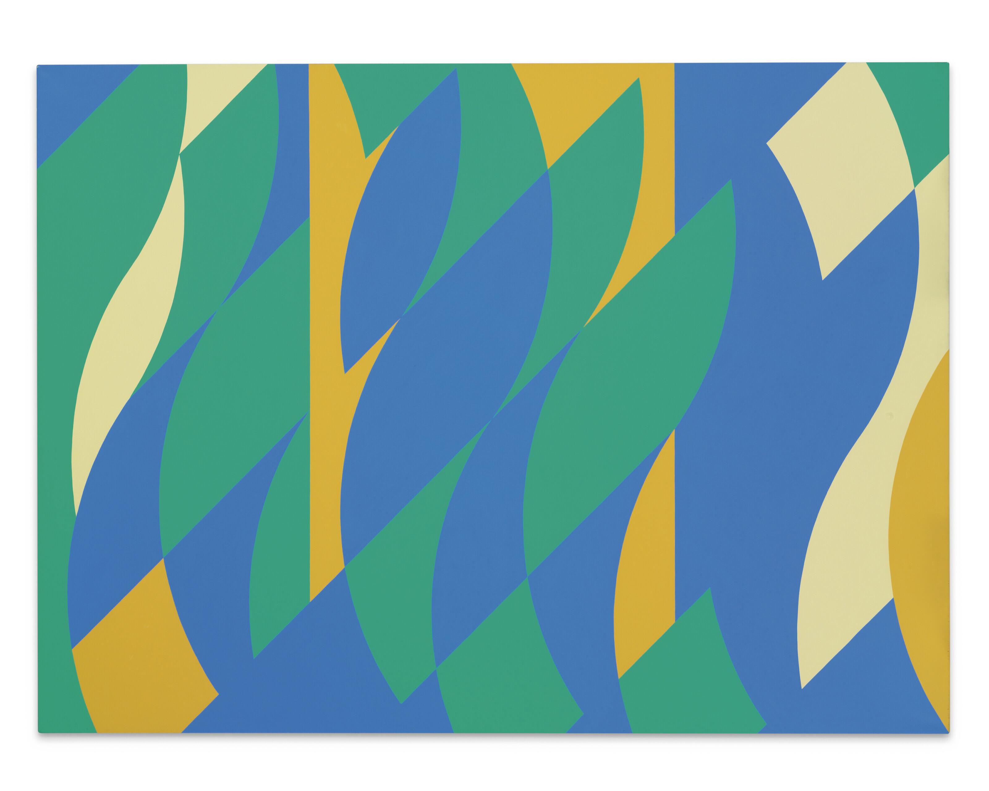 Bridget Riley, C.H. - Painting with Two Verticals 3