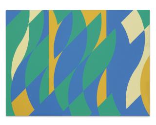 Bridget Riley, C.H. - Painting with Two Verticals 3