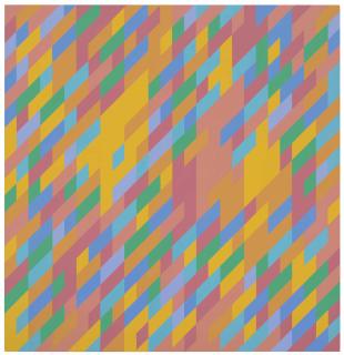 Bridget Riley, C.H. - Red Place