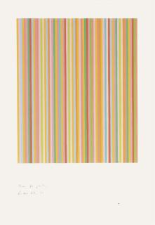 Bridget Riley, R.A. - Study for a Painting