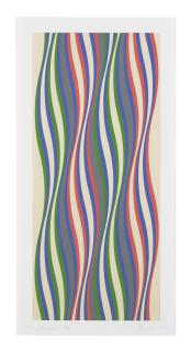 Bridget Riley - Blue Dominance