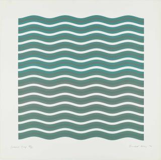 Bridget Riley - Coloured Greys: Plate Two (Schubert 17)