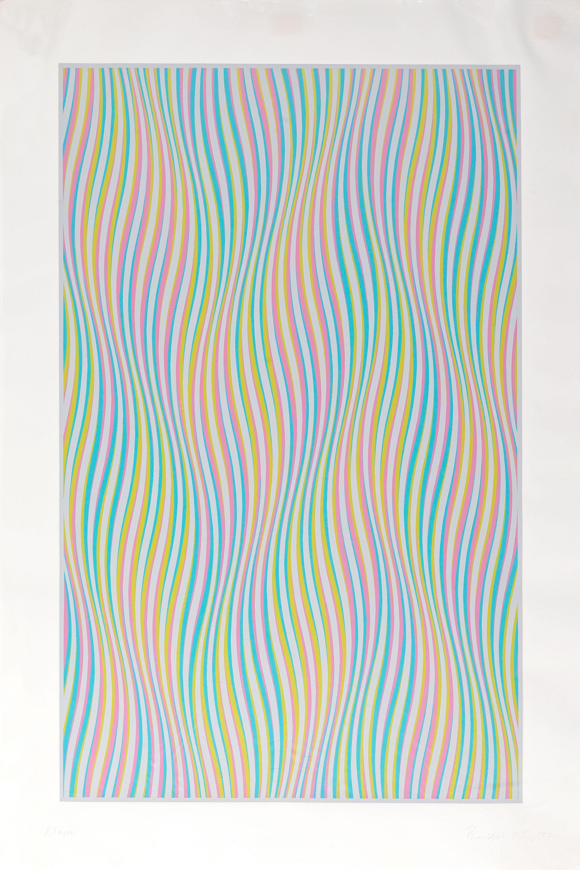 Bridget Riley - Elapse, 1982