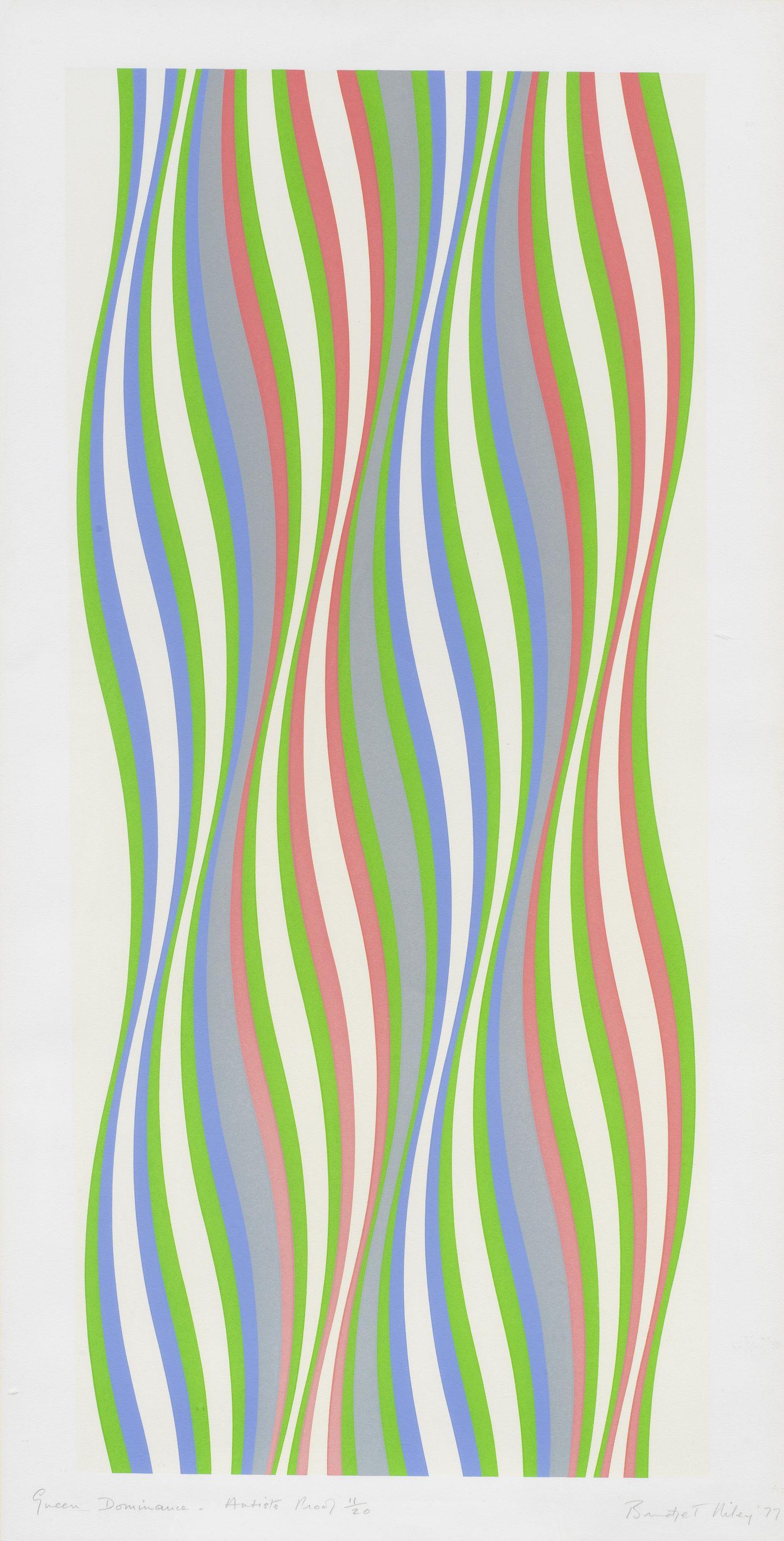 Bridget Riley - Green Dominance
