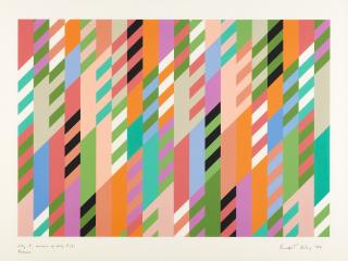 Bridget Riley - July 19, Revision Of July 3 (B), Bassacs