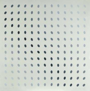 Bridget Riley - Nineteen Greys B, from Nineteen Greys (S. 8b)
