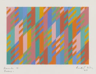 Bridget Riley - November 16, Bassacs