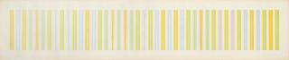 Bridget Riley - Sequence Study, Pale Colours