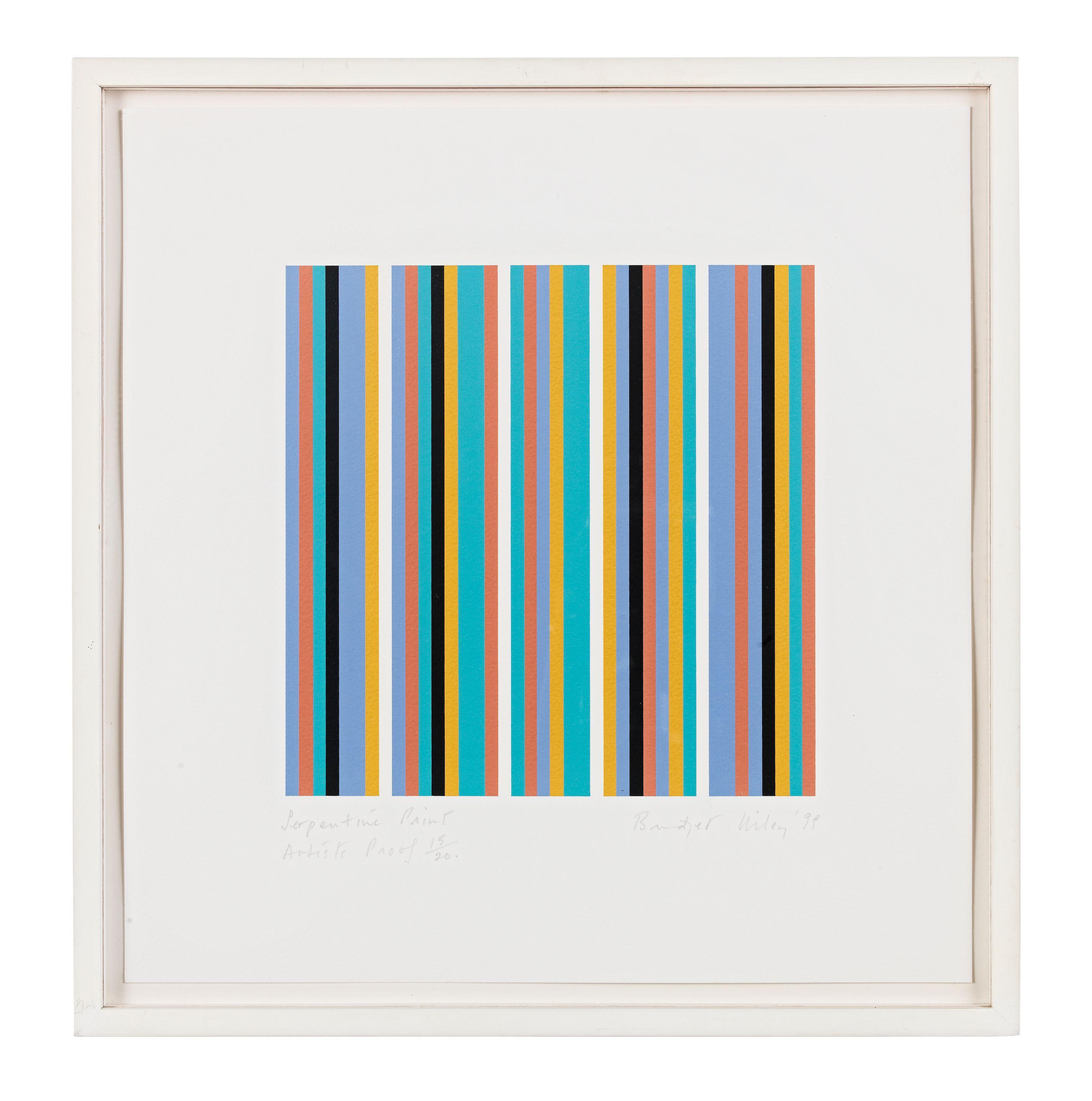 Bridget Riley - Serpentine Print, 1999