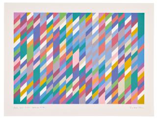 Bridget Riley - Study After Cartoon. September 5 \'90.