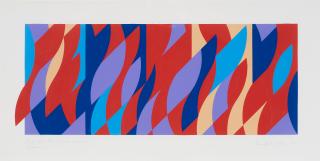 Bridget Riley - Study for Painting with Verticals - Cadence 4