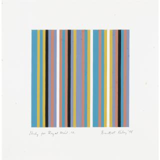 Bridget Riley - Study For Royal Mail. 10