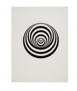 Bridget Riley - Study For Stage Sixty Symbol, 1961-65