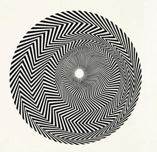 Bridget Riley - Untitled (Based on Blaze) (Schubert 4)